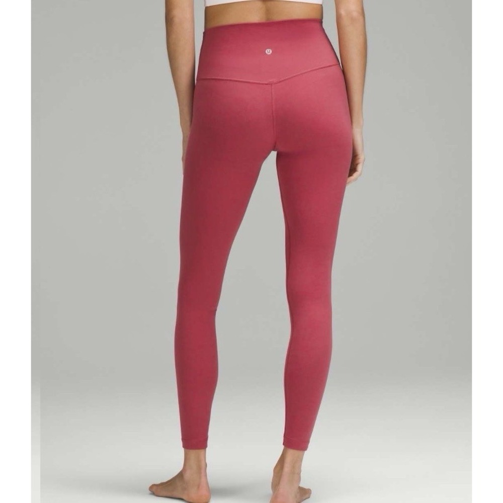 Lululemon Align High Rise Pant 28 Vintage Rose Pink Size 6 Nulu Leggings EUC